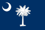 South Carolina US state flag